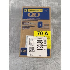 Square D QO24L70SCP - 70 A Indoor Main Load Center - 2 Spaces - 4 Circuits - NEW